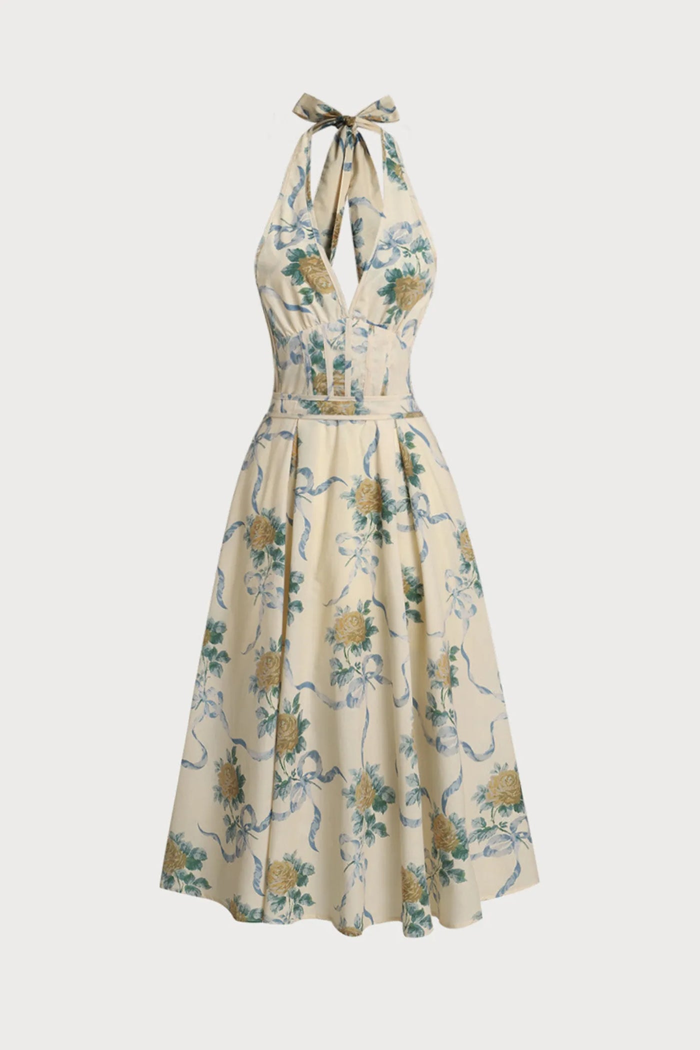 ALMA Floral Midi Dress